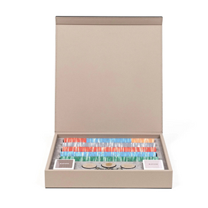   Calf Leather Poker Game Set | Oroa.com