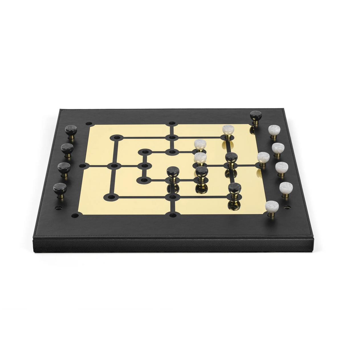   Leather Strategy Game Set | Oroa.com