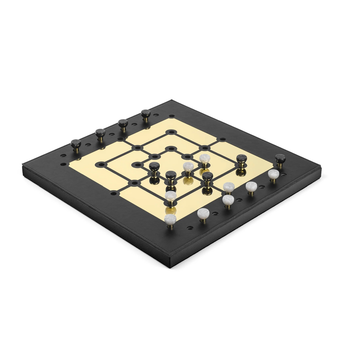   Leather Strategy Game Set | Oroa.com