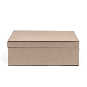   Leather Covered Tea Box Organizer | Oroa.com