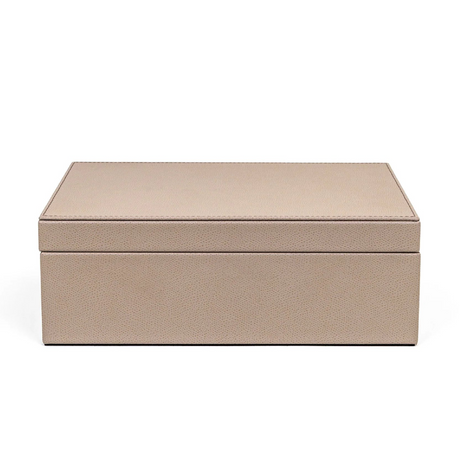  Leather Covered Tea Box Organizer | Oroa.com