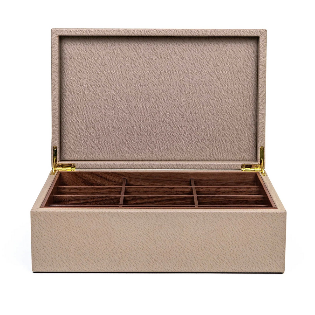   Leather Covered Tea Box Organizer | Oroa.com
