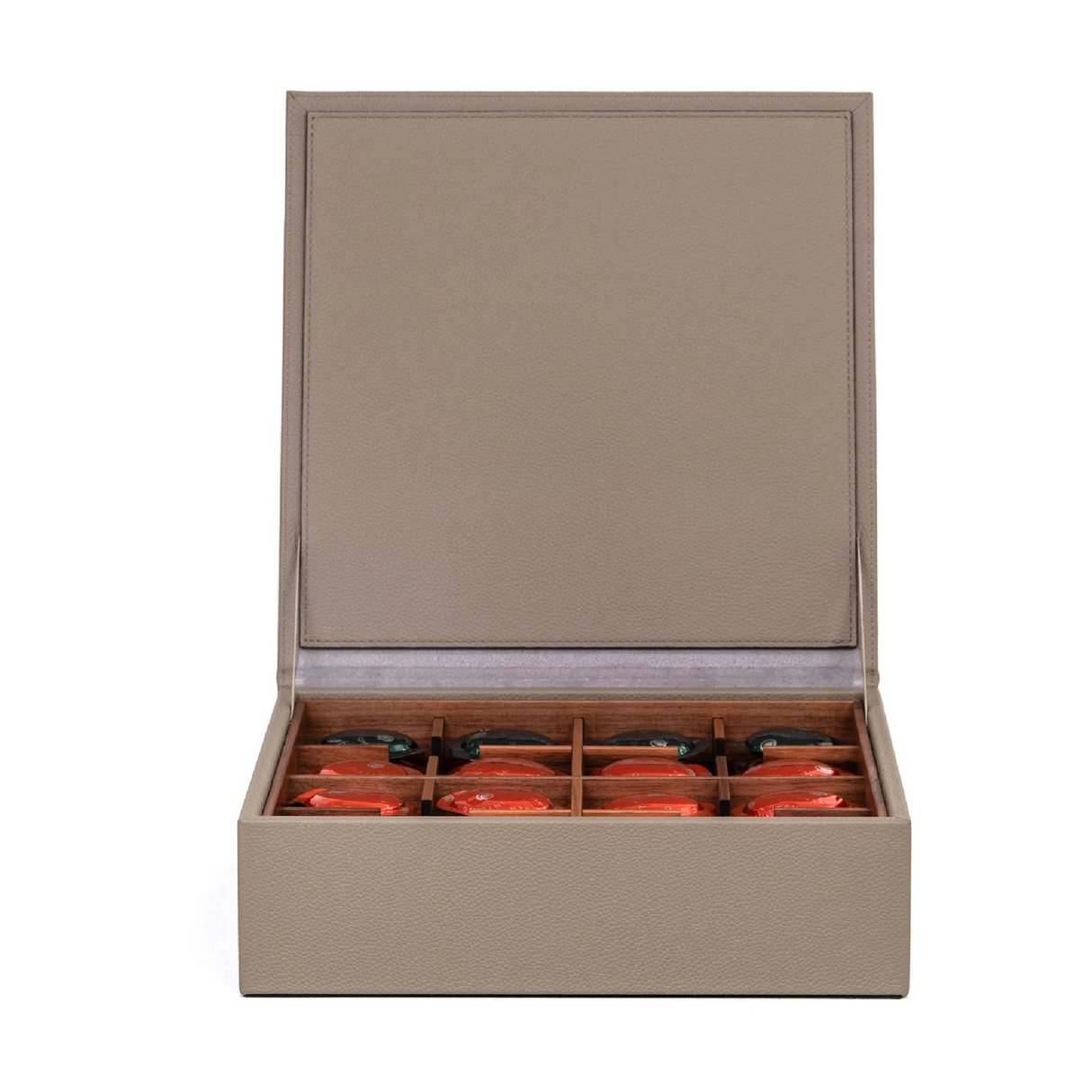   Calf Leather Coffee Pods Box | Oroa.com