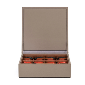   Calf Leather Coffee Pods Box | Oroa.com