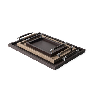   Modern Classic Leather Tray | Oroa.com