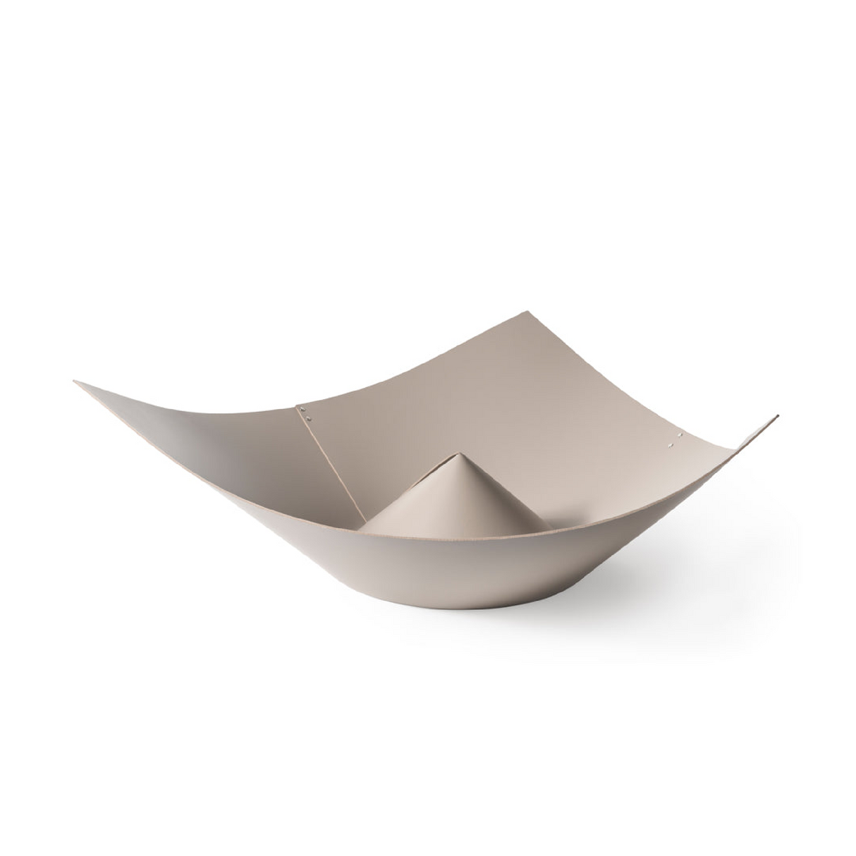  Hat-Inspired Leather Basket | Oroa.com