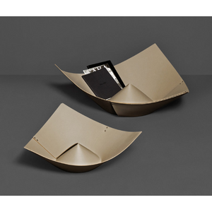   Hat-Inspired Leather Basket | Oroa.com