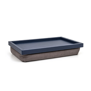   Navy Blue Leather Bed Tray | Oroa.com