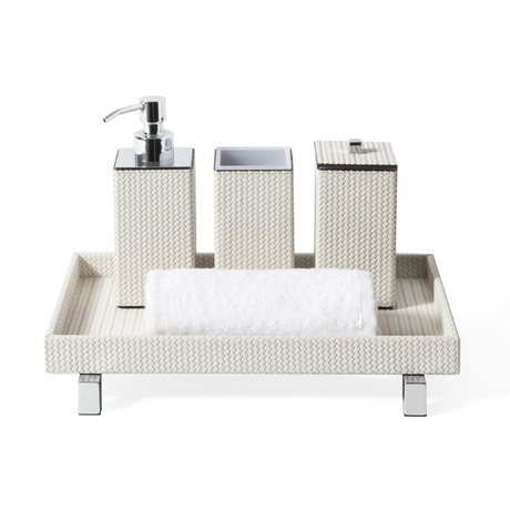   Waterproof Leather Square Soap Dispenser | Oroa.com