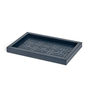   Embossed Leather Rectangular Tray | Oroa.com