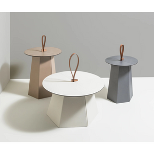   Hexagonal Leather Folding Table | Oroa.com