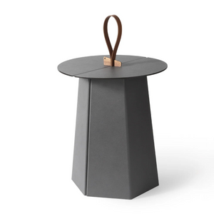   Hexagonal Leather Folding Table | Oroa.com
