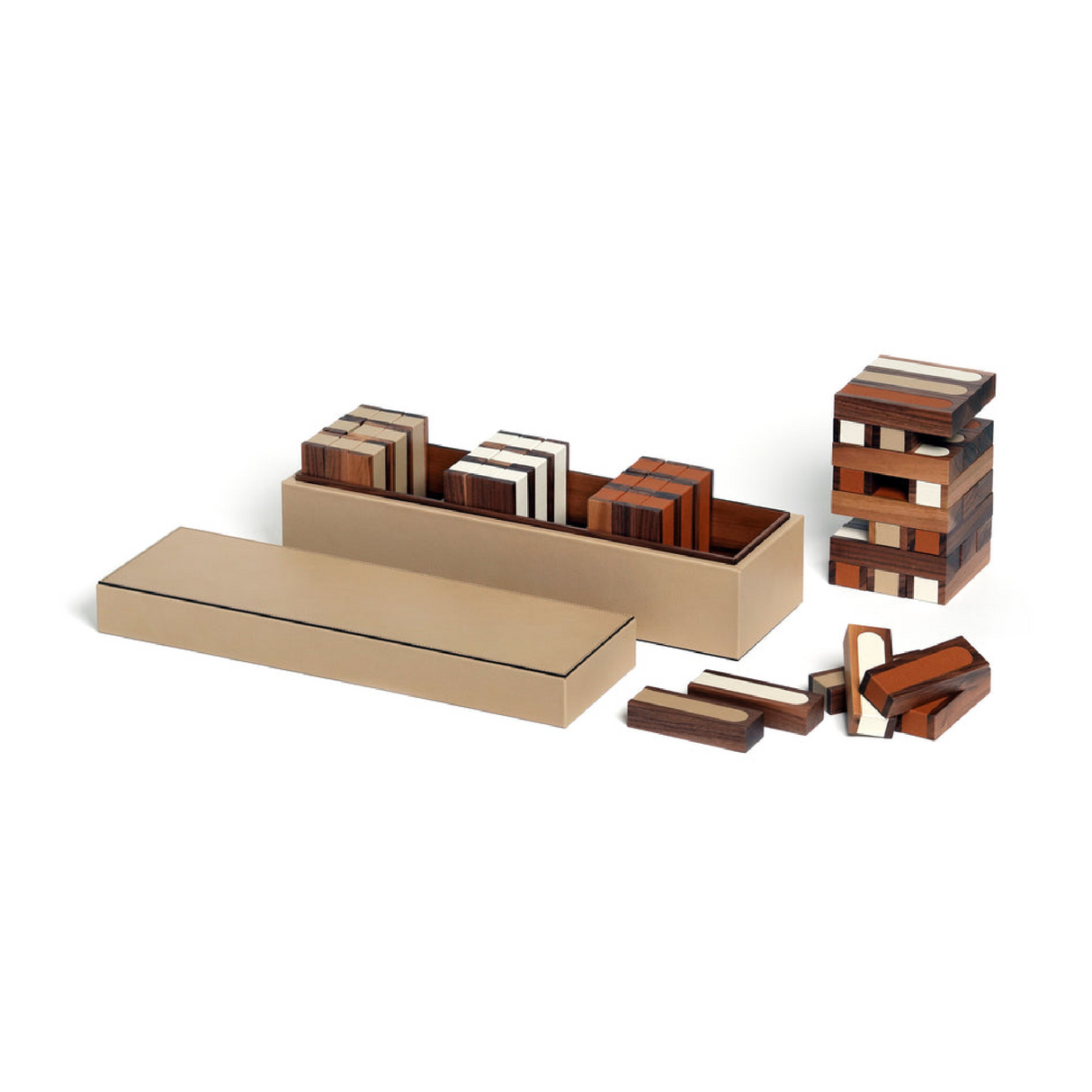   Italian Leather Covered Game Board | Oroa.com