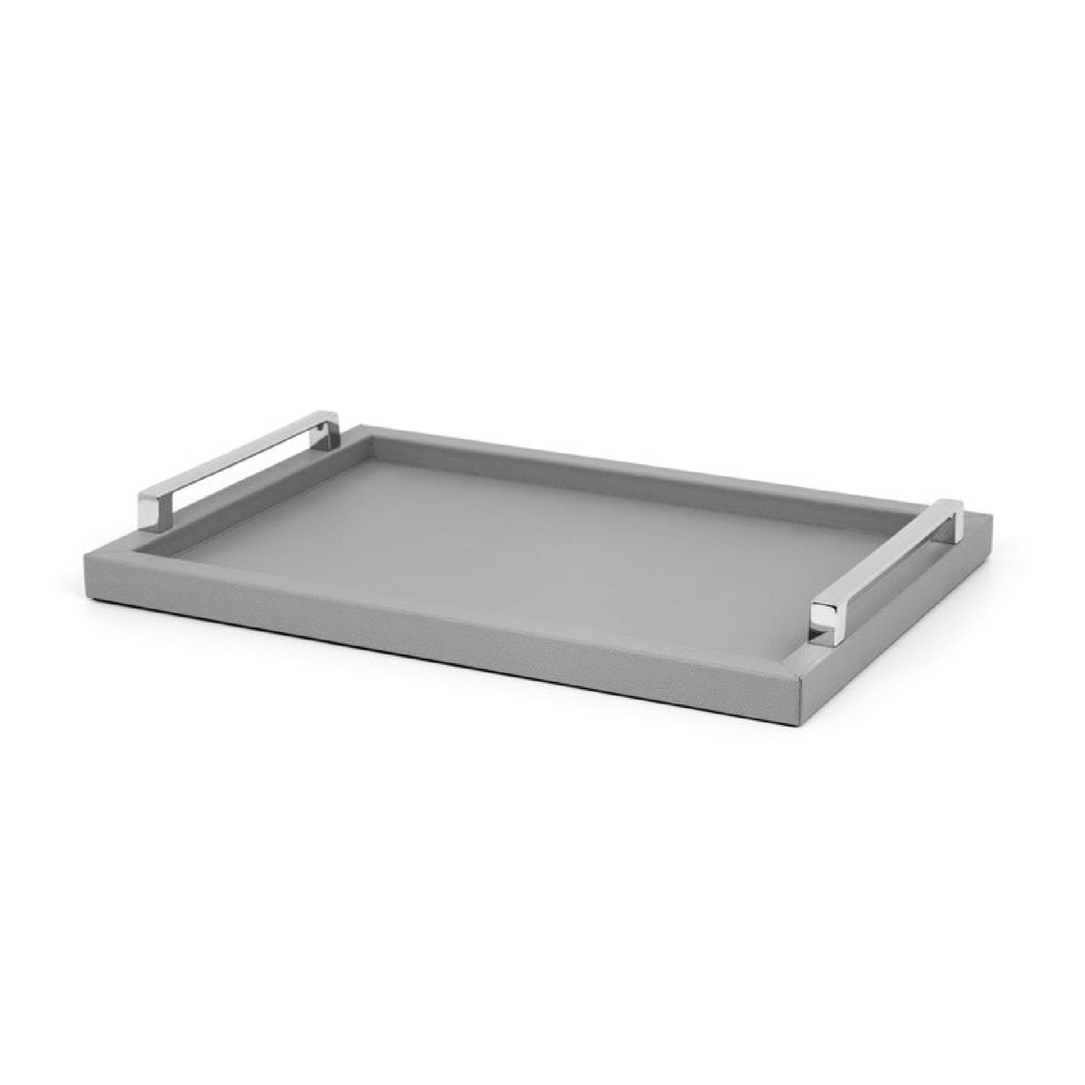   Leather Tray with Metal Handle | Oroa.com