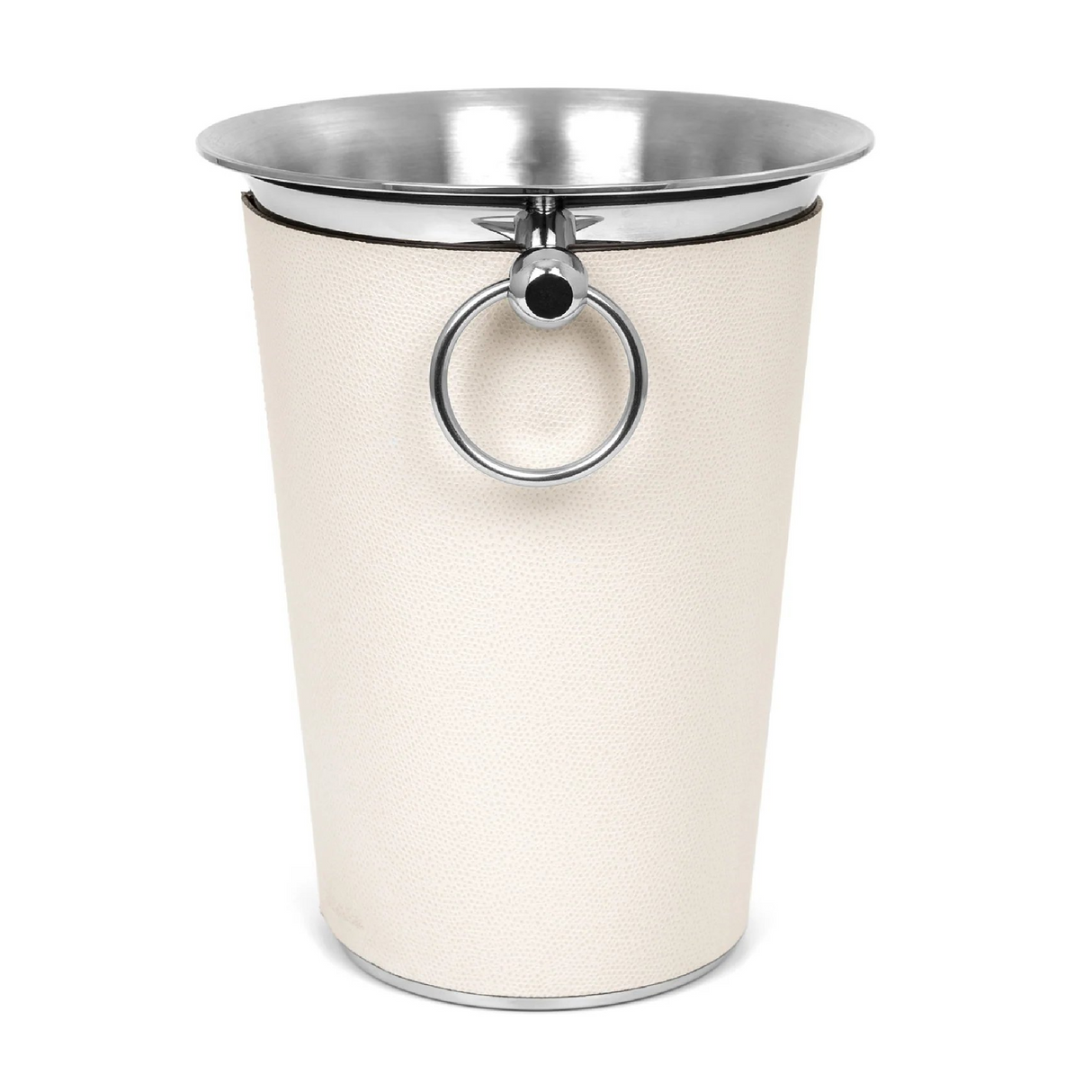   Leather Sleeve Steel Champagne Bucket | Oroa.com