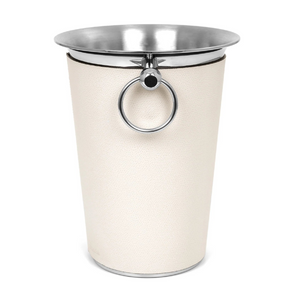   Leather Sleeve Steel Champagne Bucket | Oroa.com