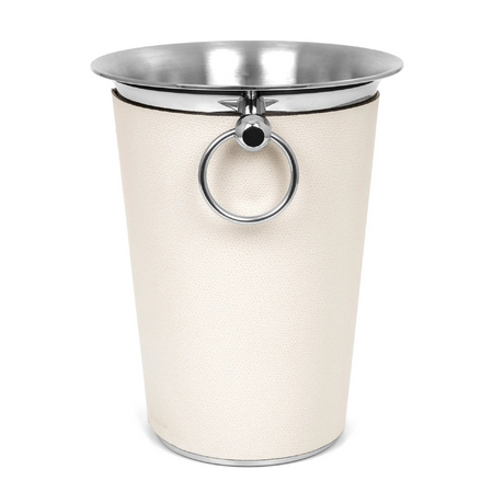   Leather Sleeve Steel Champagne Bucket | Oroa.com