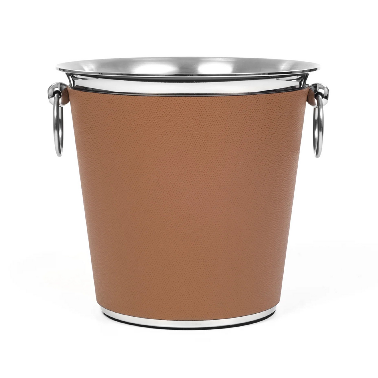   Leather Sleeve Steel Champagne Bucket | Oroa.com