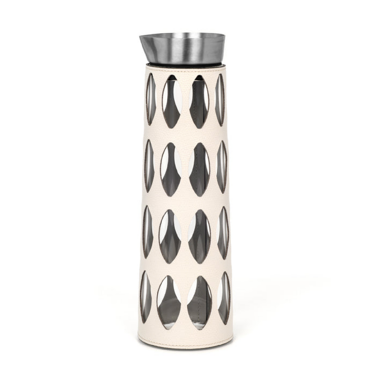   Leather Covered Glass Carafe | Oroa.com