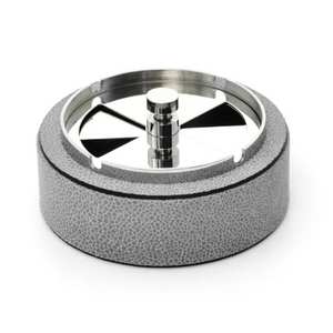   Leather Covered Revolving Ashtray | Oroa.com