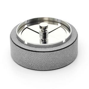   Leather Covered Revolving Ashtray | Oroa.com