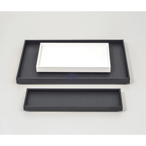   Metal Feet Leather Tray | Oroa.com
