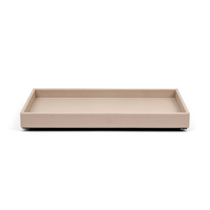   Metal Feet Leather Tray | Oroa.com