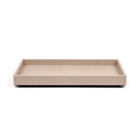   Metal Feet Leather Tray | Oroa.com
