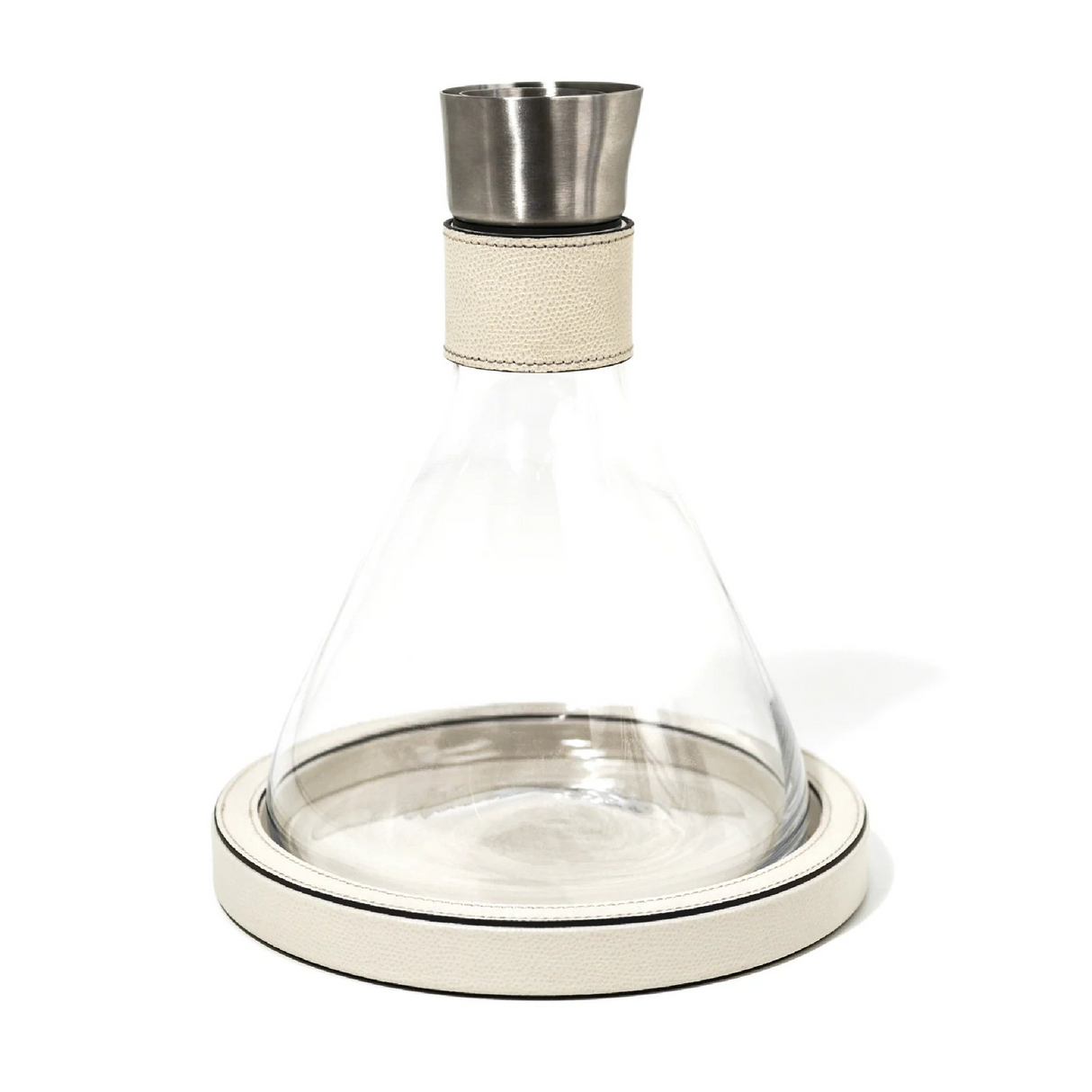   Leather Covered Decanter | Oroa.com