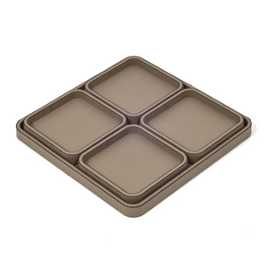   Square Leather Covered Tray | Oroa.com