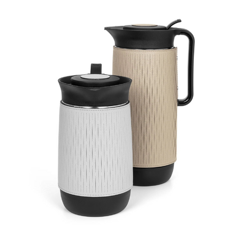   Grained Leather Covered Thermal Carafe | Oroa.com