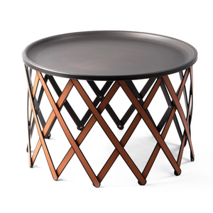   Bronzed Plate Folding Table | Oroa.com