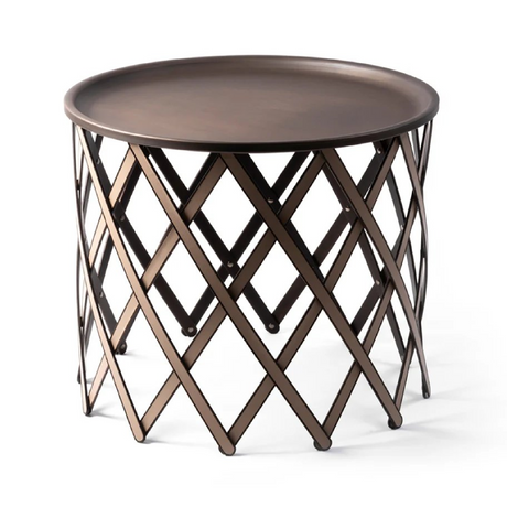   Bronzed Plate Folding Table | Oroa.com