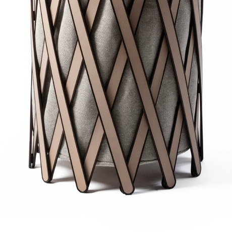   Leather Covered Foldable Laundry Basket | Oroa.com