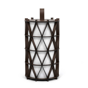   Cylindrical Leather Outdoor Lantern | Oroa.com