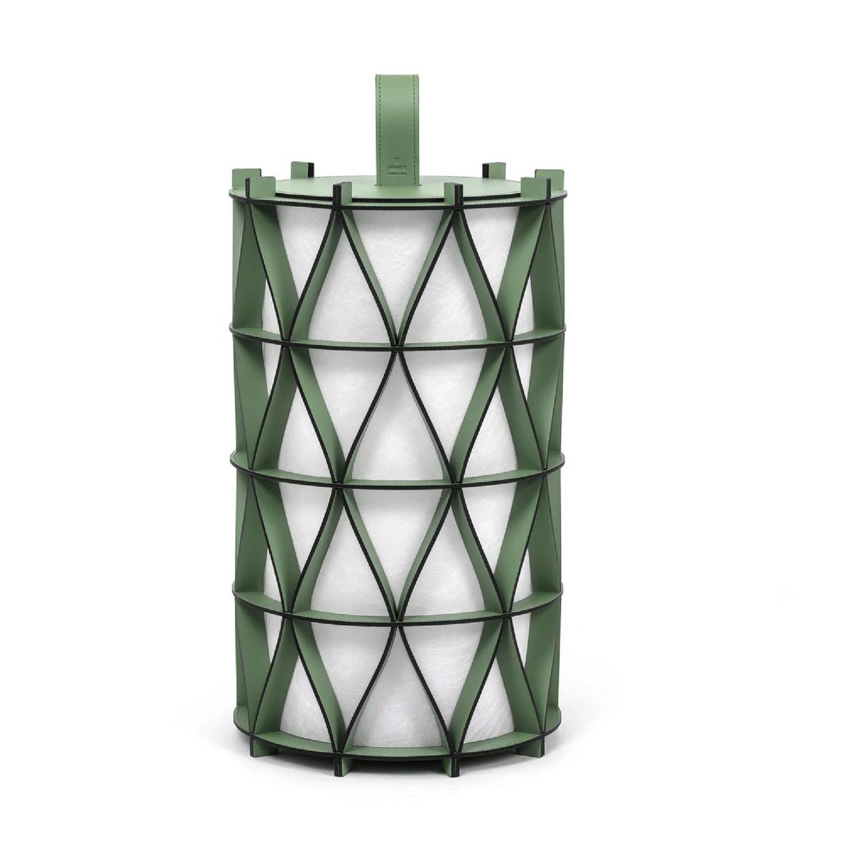   Cylindrical Leather Outdoor Lantern | Oroa.com