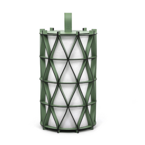   Cylindrical Leather Outdoor Lantern | Oroa.com