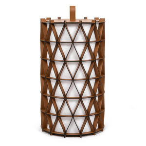   Cylindrical Leather Outdoor Lantern | Oroa.com