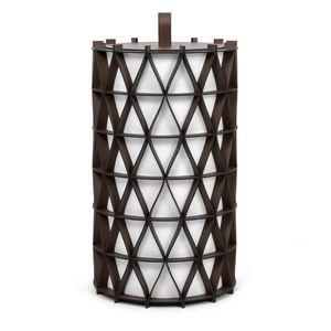   Cylindrical Leather Outdoor Lantern | Oroa.com