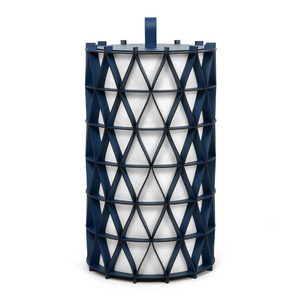   Cylindrical Leather Outdoor Lantern | Oroa.com