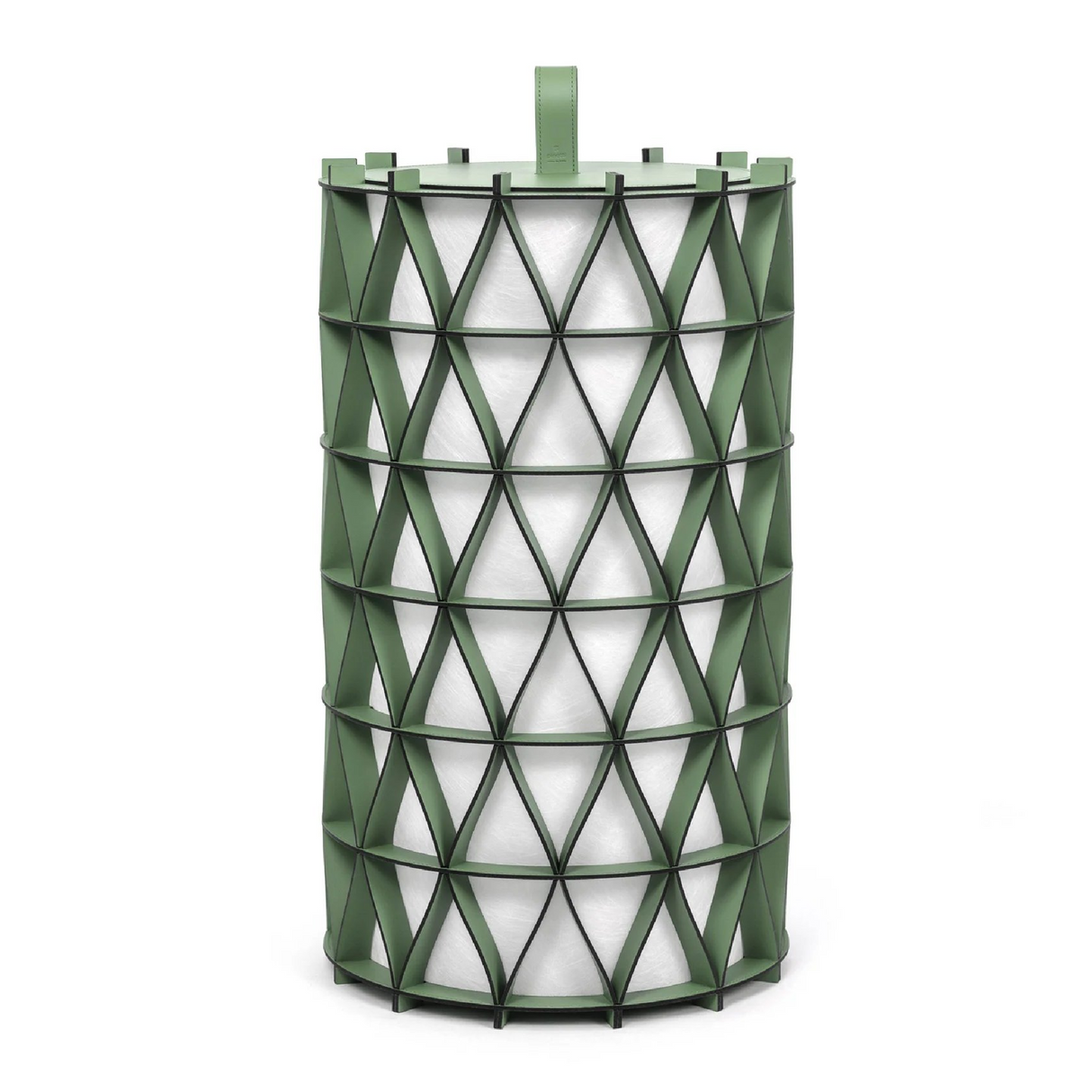   Cylindrical Leather Outdoor Lantern | Oroa.com