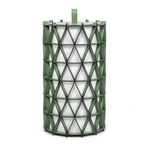   Cylindrical Leather Outdoor Lantern | Oroa.com
