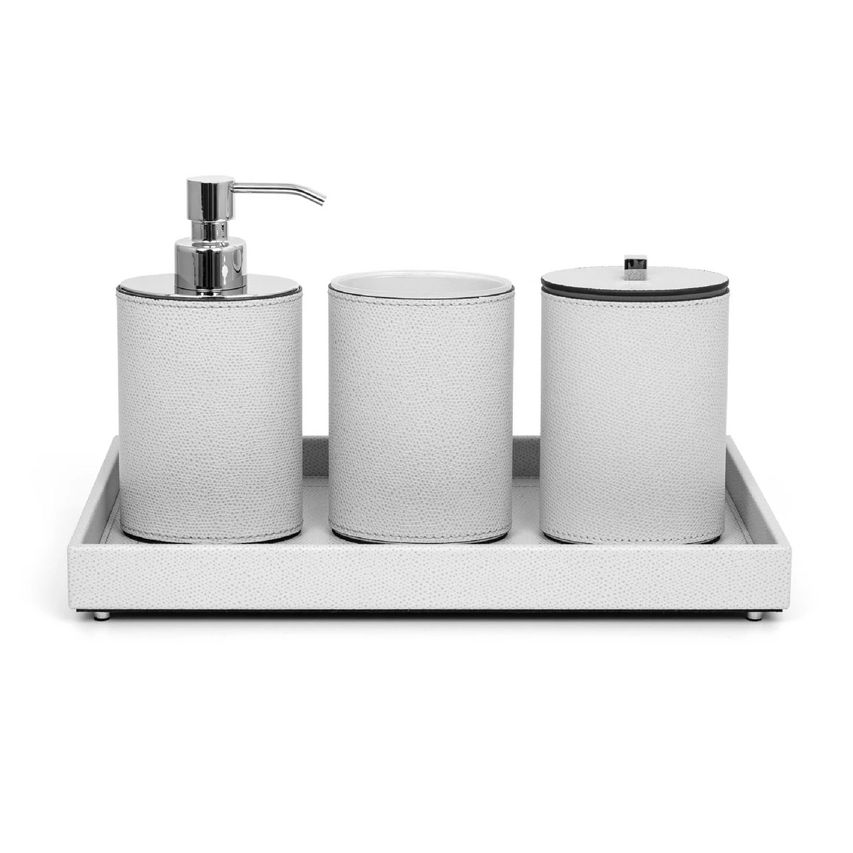   Oval Leather Cotton Pad Holder | Oroa.com