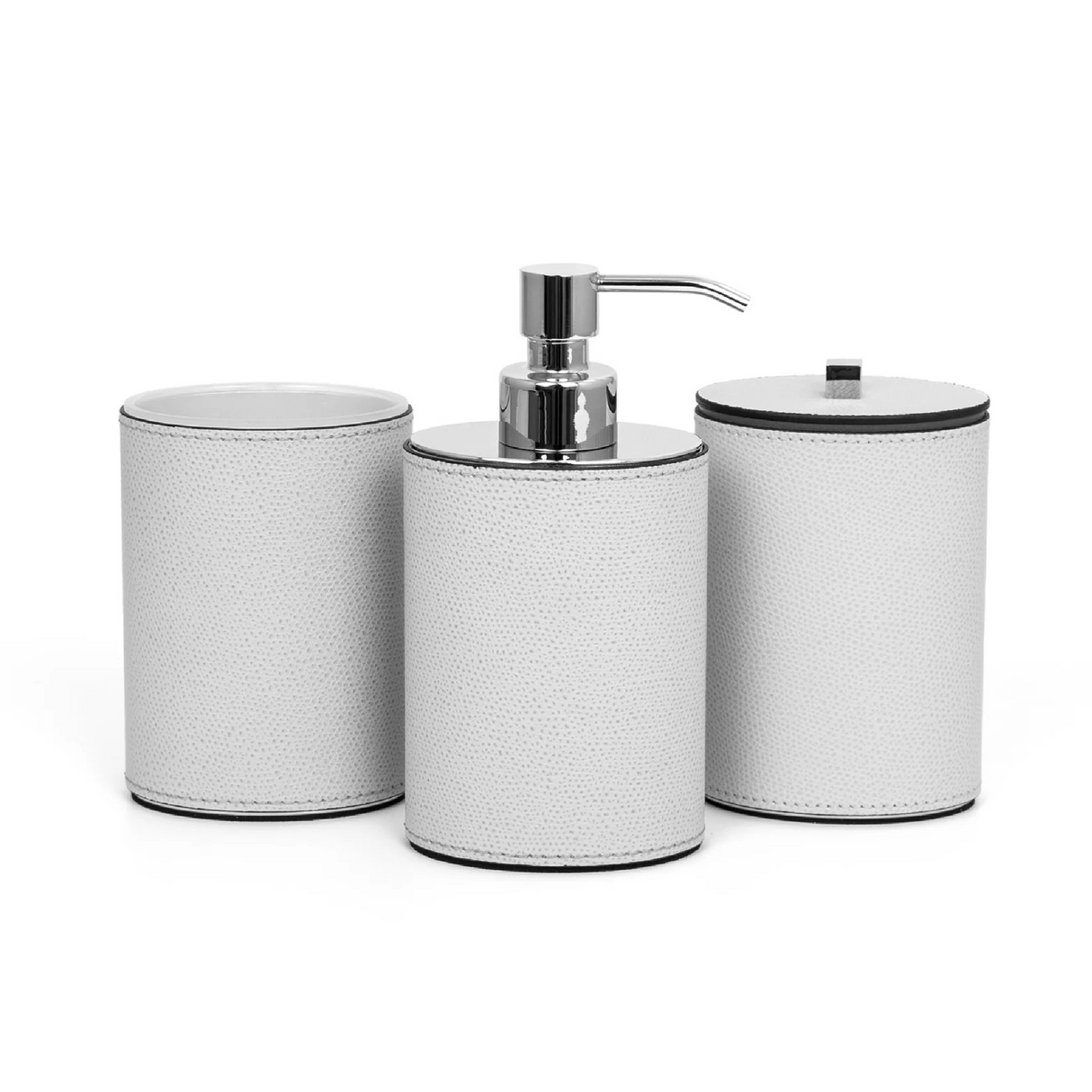   Oval Leather Cotton Pad Holder | Oroa.com