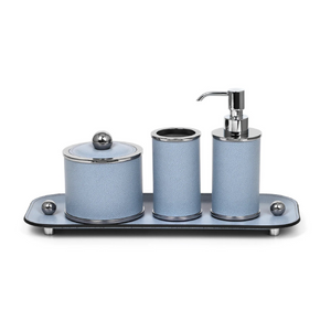   Leather Round Soap Dispenser | Oroa.com