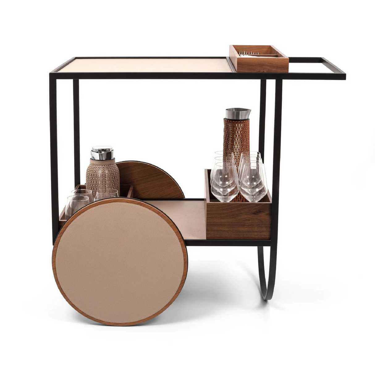   Wooden Serving Trolley | Oroa.com