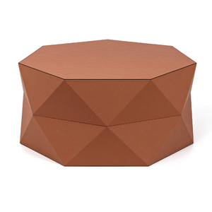  Leather Faceted Coffee Table | Oroa.com