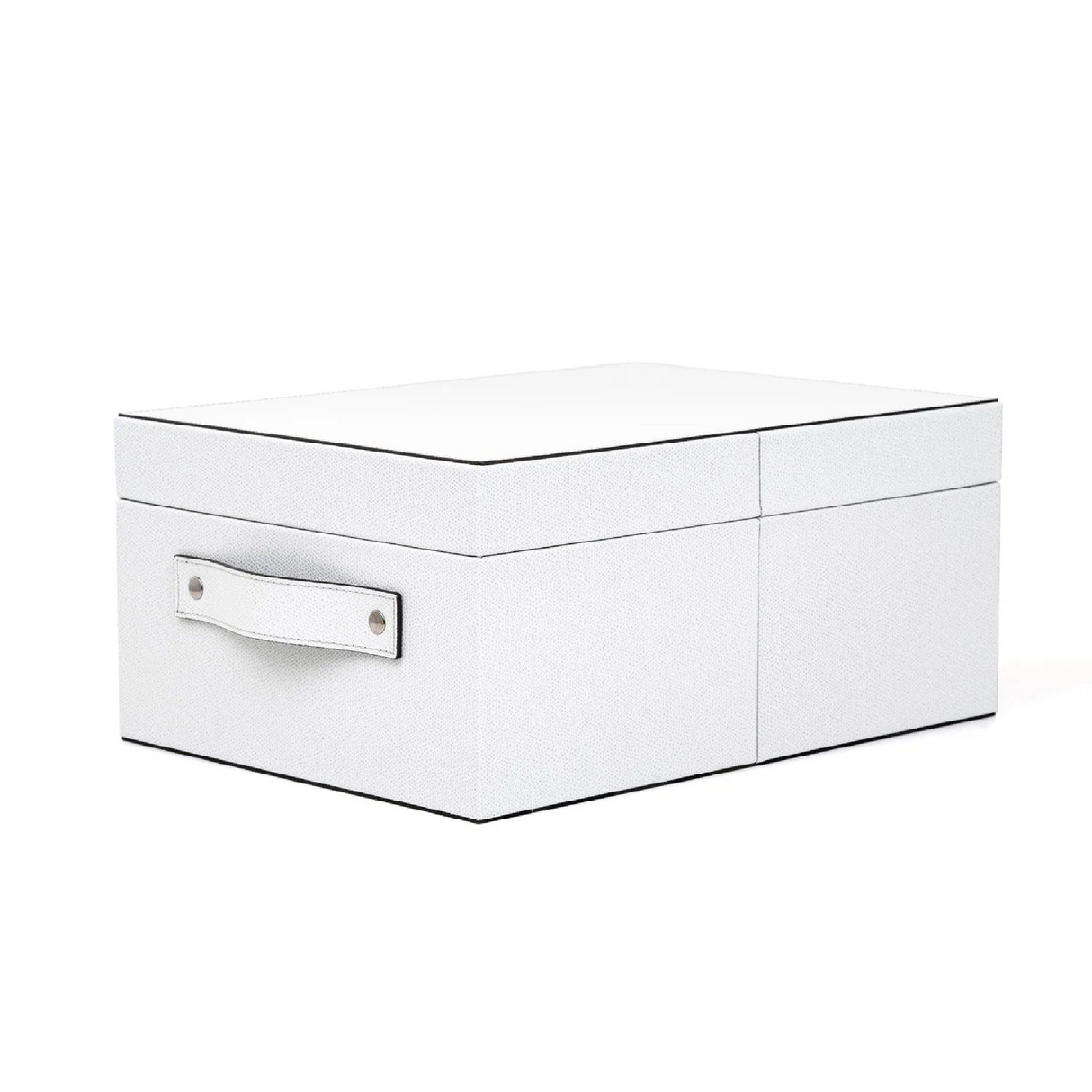   Calfskin Leather Closet Box | Oroa.com