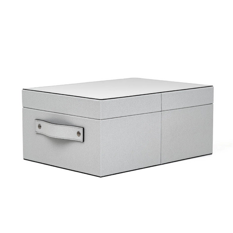   Calfskin Leather Closet Box | Oroa.com