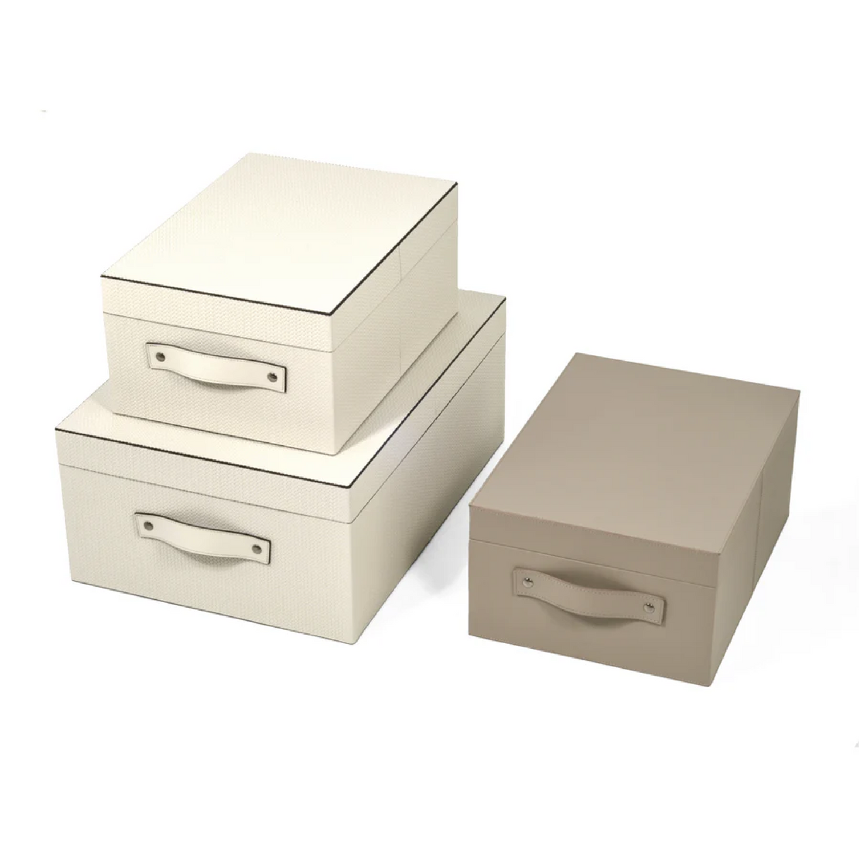   Calfskin Leather Closet Box | Oroa.com